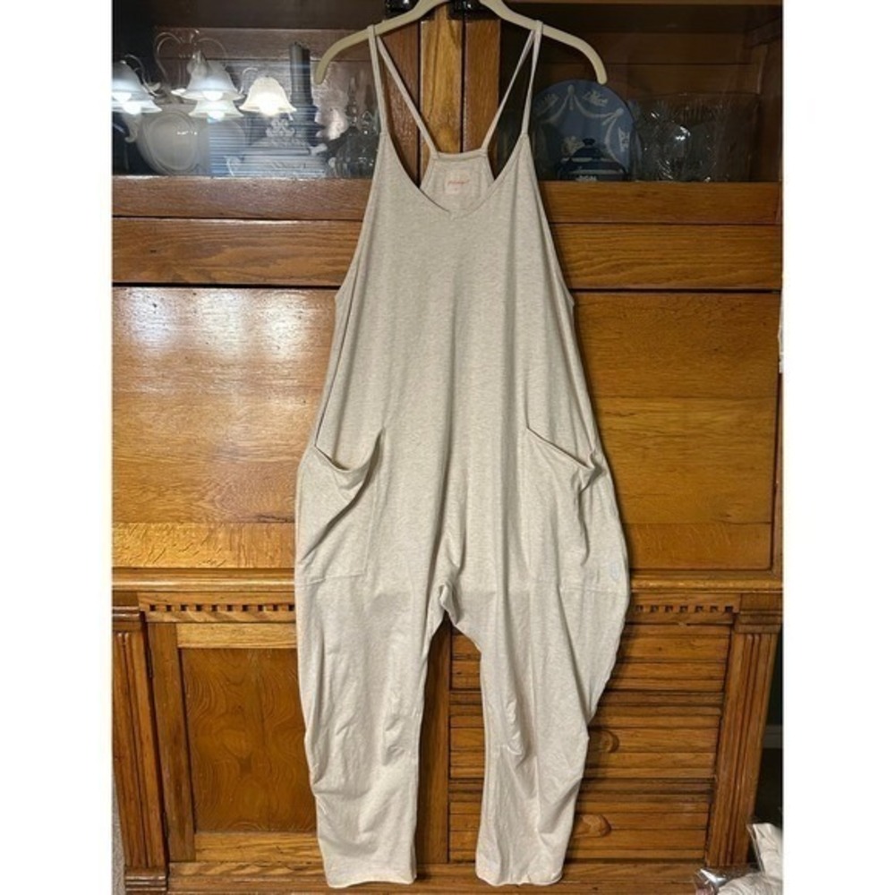 FP Movement Baggy Boho Heather‎ Gray XS Jumpsuit Athleisure Whimsical Loungewear
